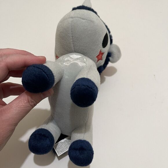 TOKIDOKI LOS ANGELES ANGELS UNICORNO MASCOT PLUSH 8" 2014 Stuffed Toy Bleachers - Picture 9 of 10